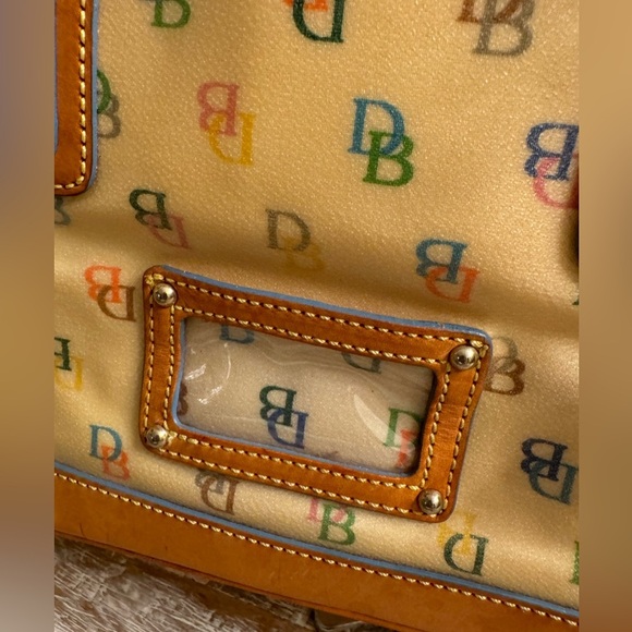 Dooney & Bourke Rainbow monogram Bag with hanging charm - Picture 3 of 14